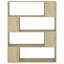 Cashden 124.5cm H x 100cm W Library Bookcase-1454433137