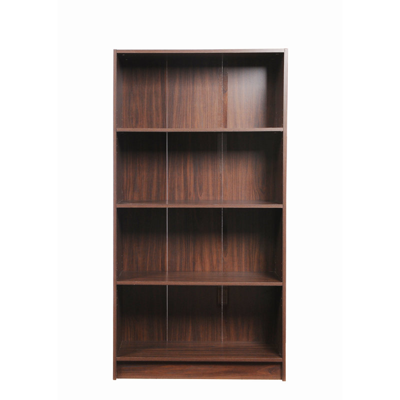Morgan 150cm H x 80cm W Standard Bookcase, Walnut