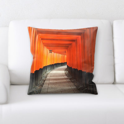 Microsuede Reversible Throw Pillow