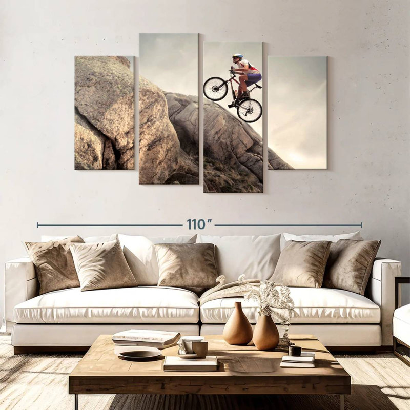 Sirpi Rocky Uphill Cycling, H 54 po x l 84 po