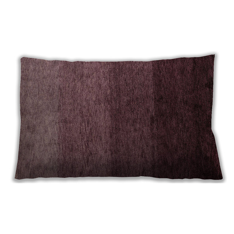 Coussin lombaire abstrait Abstract 4119, Mauve foncé