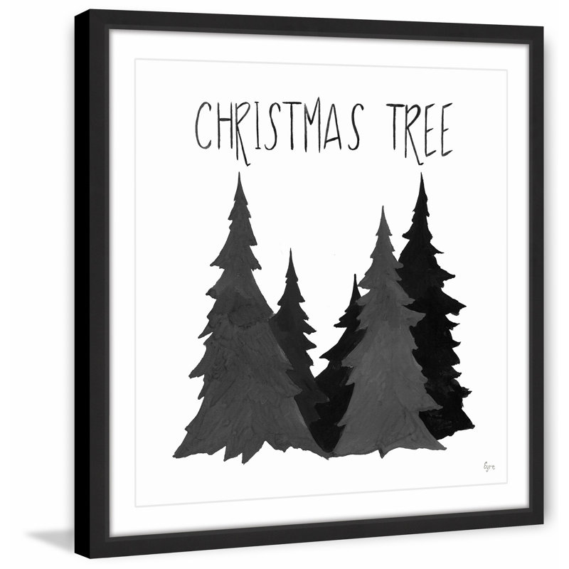 « wait trees », reproduction d’art encadrée, 32 po x 32 po