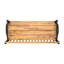 Banc Imperial, banc en bois avec tablette intégrée, finition, hauteur de l'ensemble de 9,25 po aspect classique, bois, poids de 39,07 lb