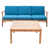 Blue Cushion/Natural Wood Frame is out of stock