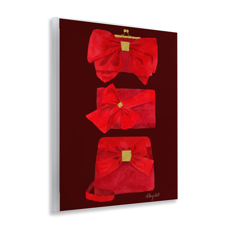 Ruby Red Clutches Wall Plaque, design by Hillary Holt