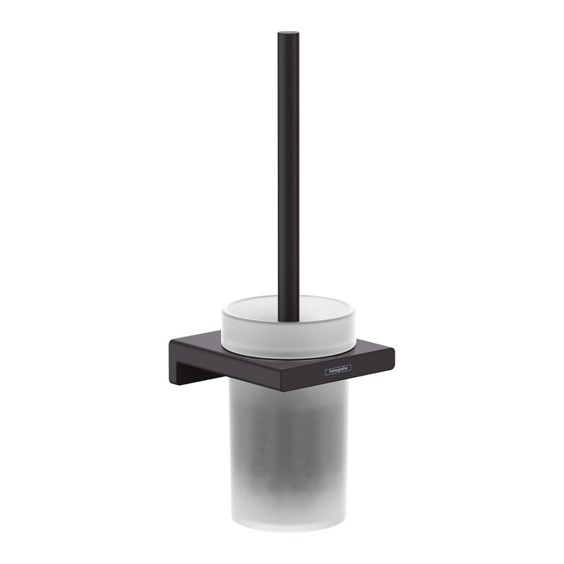 Toilet Brush Holder,Wall Mounted,Functional And Elegant,Matt Black
