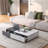 coffee table with two storage spaces