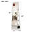 Full Length Mirror With Lockable Storage Cabinet, Interior Lighted Design And Storage Drawers-1726355570
