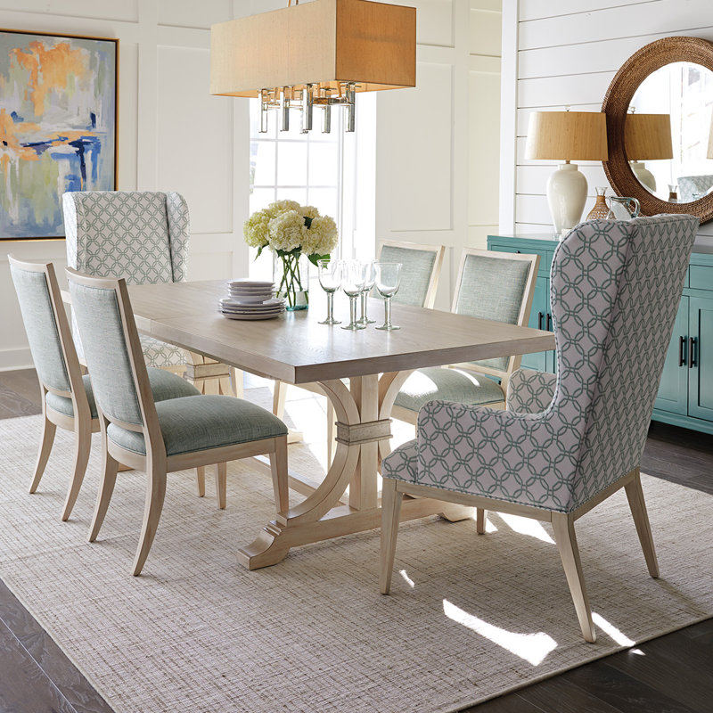 Newport Solid Wood Dining Table, Sailcloth