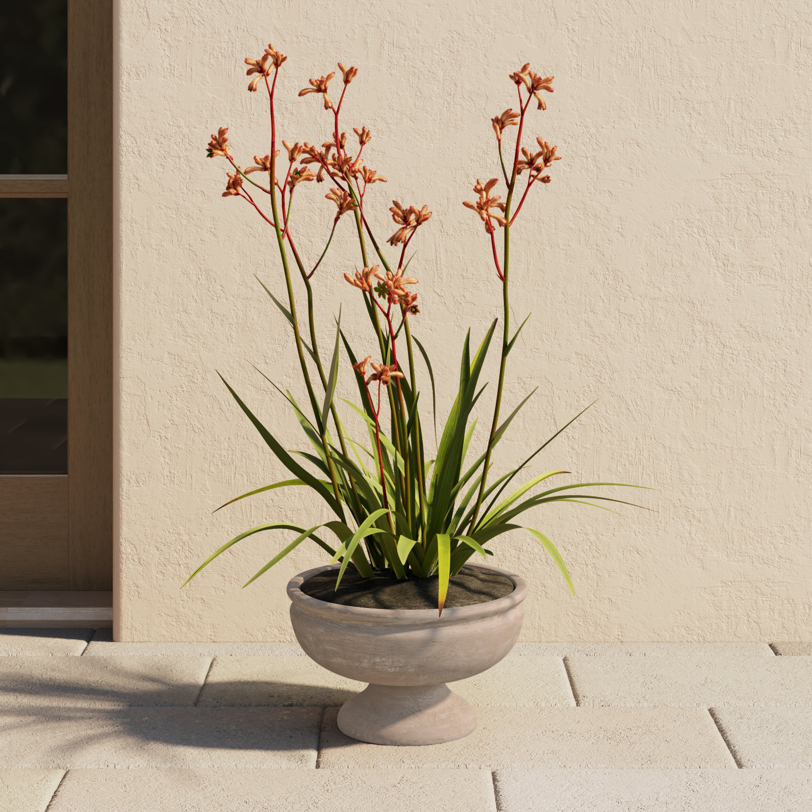 Hettie Ceramic Urn Planter, 7.25" H x 12.25" W x 12.25" D