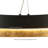 1-Light Dimmable Large LED Modern Drum Chandelier