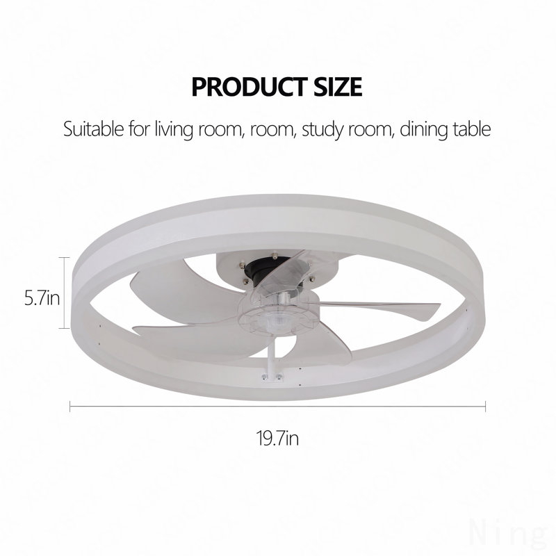 Ceiling Fan With Lights Dimmable Led