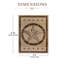 Tapis Aaleeyah Western | Design médaillon étoile solitaire | Polypropylène | Tapis décoratif d'intérieur-110371179-110371191