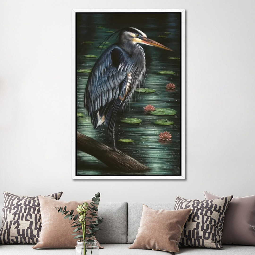Heron by Richard Macwee - Gallery-Wrapped Canvas Giclée on Canvas