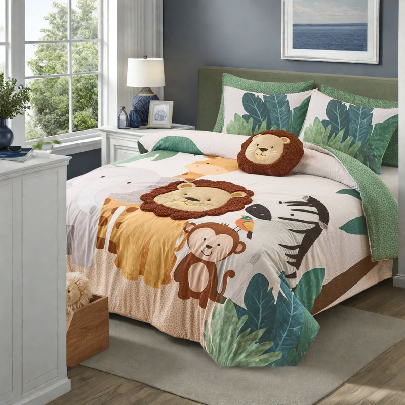 Animal Print Comforter Set