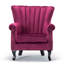 Cadsden Velvet Wingback Chair-38292144