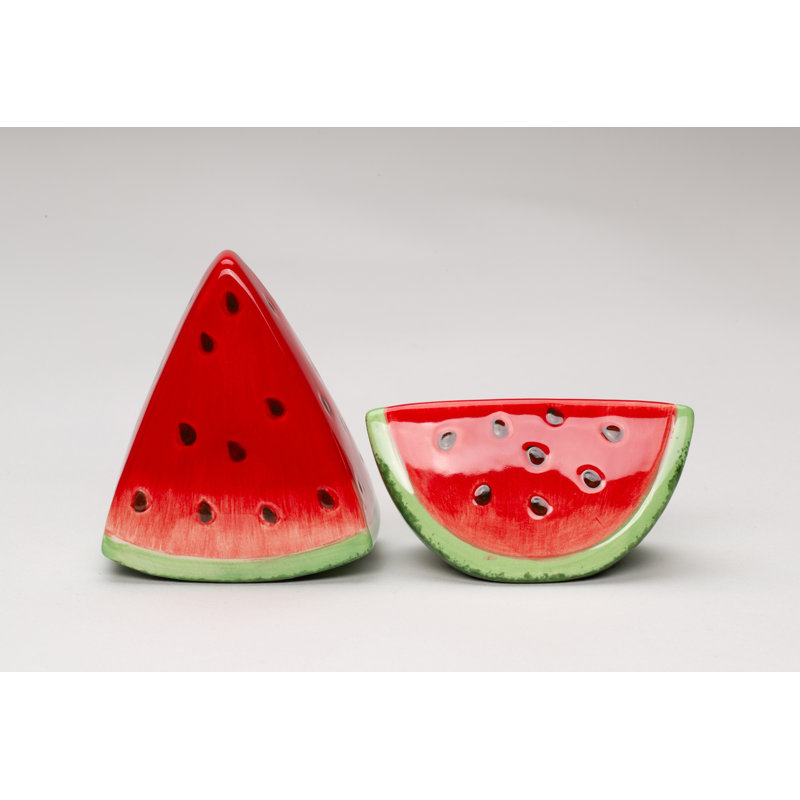 Cosmos Gifts Watermelon Salt and Pepper Set