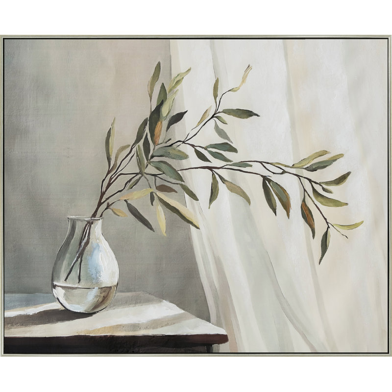 «Verdant Stillness I», art mural sur toile