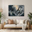 Oiseaux Sooty Shearwater, art mural en métal bleu-427769415