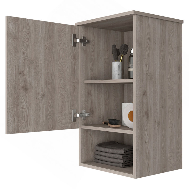 Pharmacie Porto, deux tablettes internes, Gris