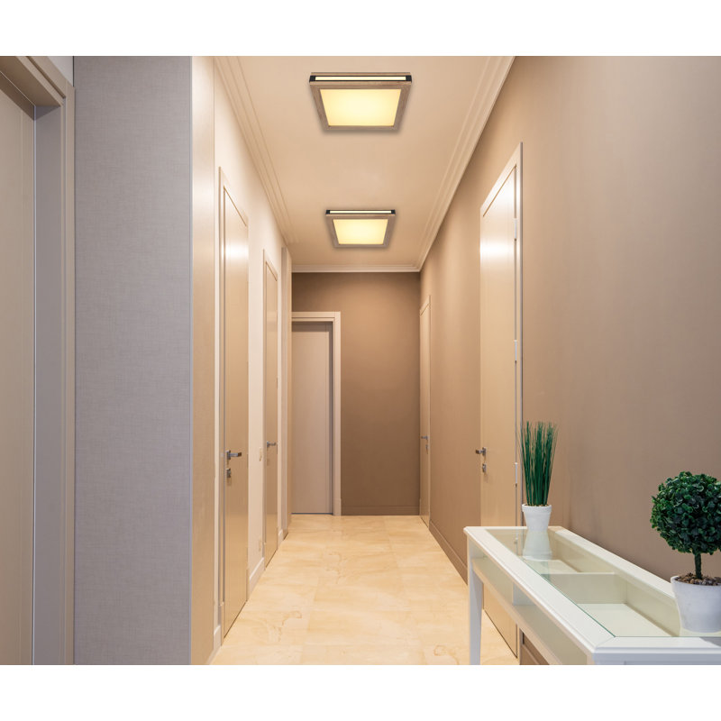 Manufactured Wood LED Flush Mount