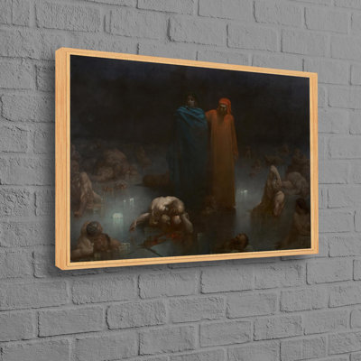 Personalized Baby Gift of Dante And Virgil Modern 3D Canvas Poster Ideal For Wedding Decor Art