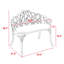 Mobilier d'extérieur en aluminium coulé avec banc de jardin Tulip-634163746