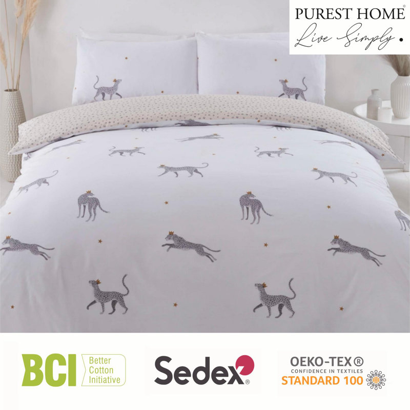 No Pattern Duvet Cover Set with Pillowcases Included, Double - 2 Standard Pillowcases