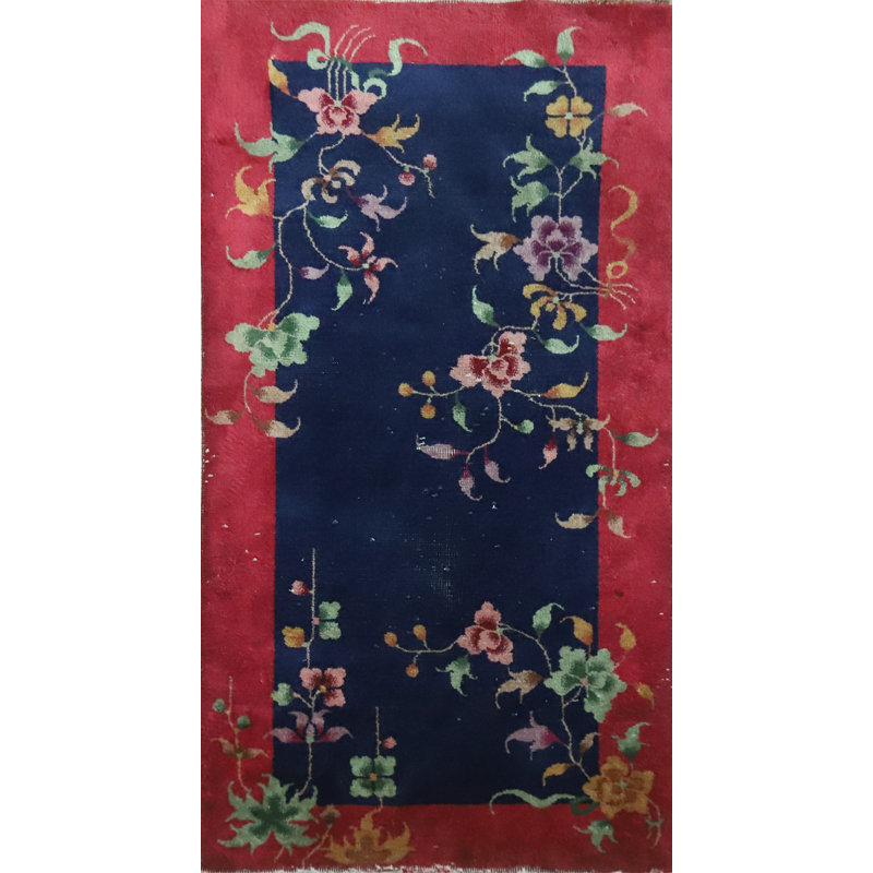 Tapis oriental art déco 3 x 5