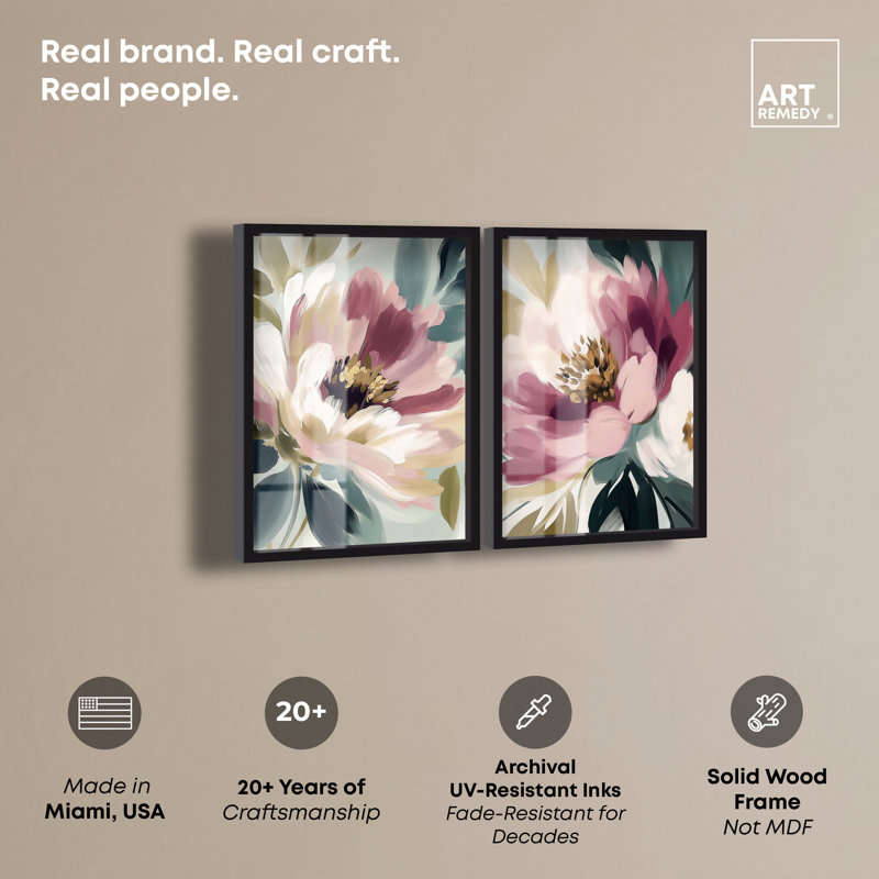 Blossom in Light, Noir, H 17 po x l 24 po