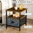 For Side Tables with Enclosed Storage Space
