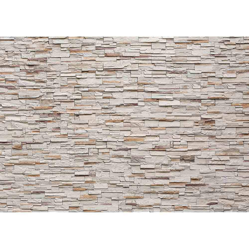 Papier peint brique pelez et collez, L 66 po x l 96 po