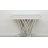 Rillamas 35.4" Modern Mirrored Console Table and Mirror Set Ultra‑Modern Contemporary Glam Stylish