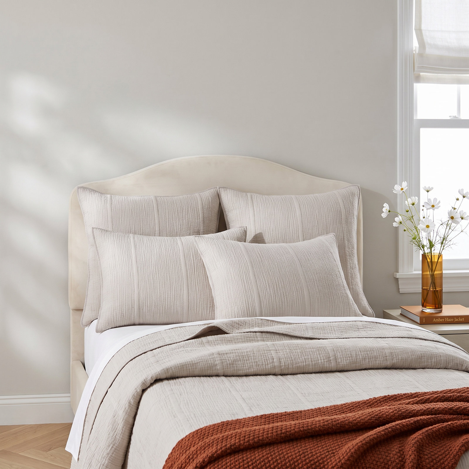 Maxine Cotton Quilt Set, Queen Quilt