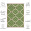 Tapis intérieur / extérieur vert Arneshia-259767518