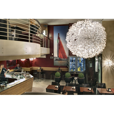 Astro 18 - Light Dimmable Globe Chandelier