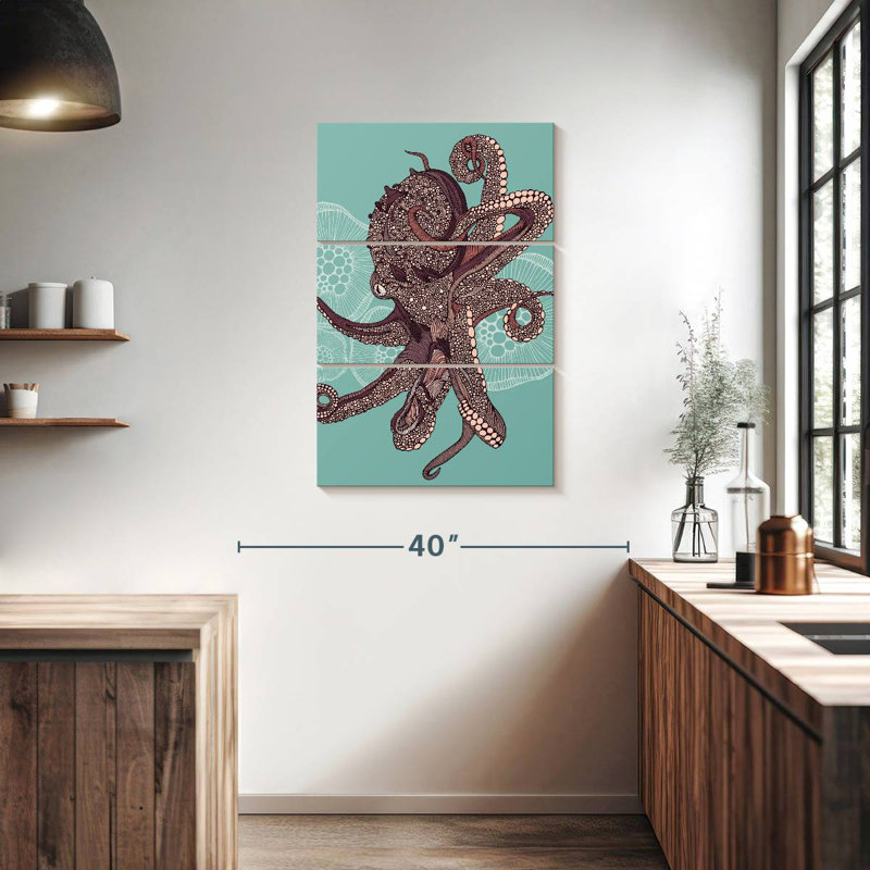Brampt Octopus Bloom, 38" H x 24" W