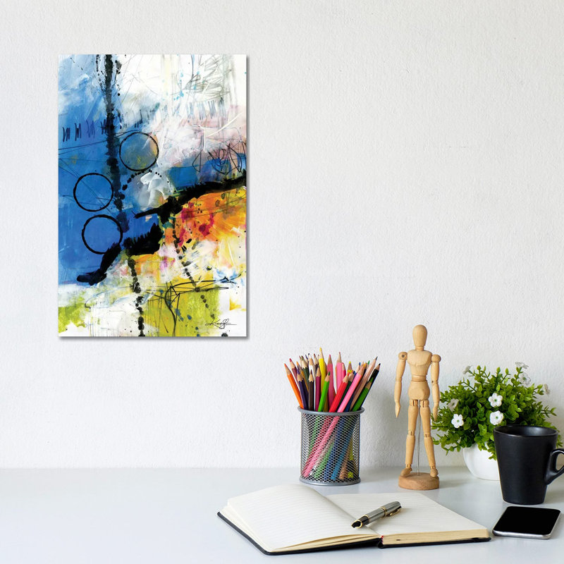 Abstract Composition VII by Kathy Morton Stanion - Wrapped Canvas Print, 30.48cm H x 30.48cm W