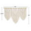 Grande décoration murale en dentelle, tapisserie de style bohémien, tapisserie tissée à la main bohème chic (feuille beige)
