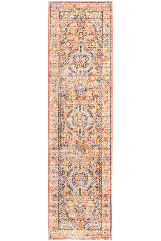 Alkire Oriental Area Rug, Runner 2'11" x 16'5", Brick Red