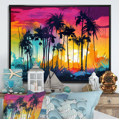" Vibrant Palm Trees III "