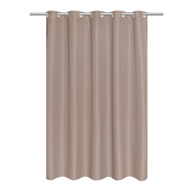 Rideau de douche en vinyle couleur unie Maplewood, Taupe, H 75 po x l 70 po