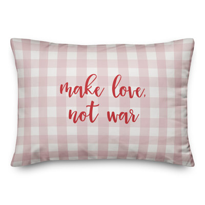  Coussin «Make Love Not War»