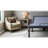 Twin Adjustable Bed Base With Head And Foot Positioning, Emergency Battery Box, 850 Lbs Capacity, Blue Base, Movement Control, Wireless Remote,-1261087944