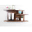 3 tablettes flottantes en bois massif-500692503
