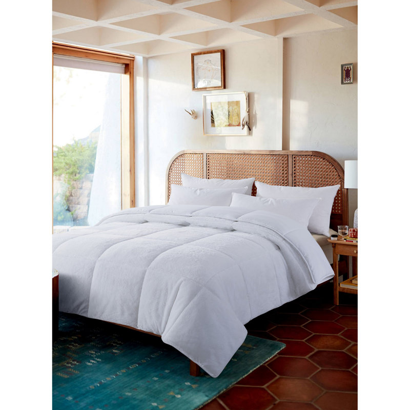 Édredon en duvet synthétique polyester toutes saisons, Jumeau