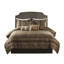 Édredon grand 7 pièces - brun / or, style plus joli, impeccable-131257038