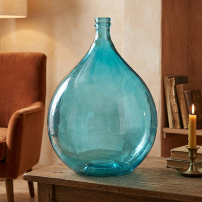 Vase de plancher en verre 22 po