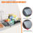 Expandable Over-Sink Dish Drying Rack With Utensil Holder - Stainless Steel, Black