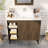 36" Single Bathroom Vanity with Resin Top and Sink Freestanding-1509244513